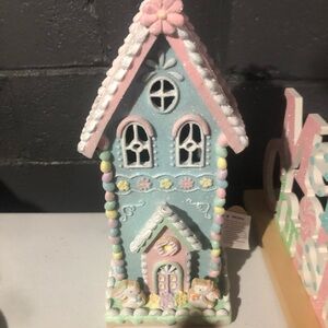💙 Easter / Spring Pastel Gingerbread House Decor